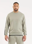 Bluza męska bez kaptura Pitbull Pit Bull Tape Nugget dusty salvia