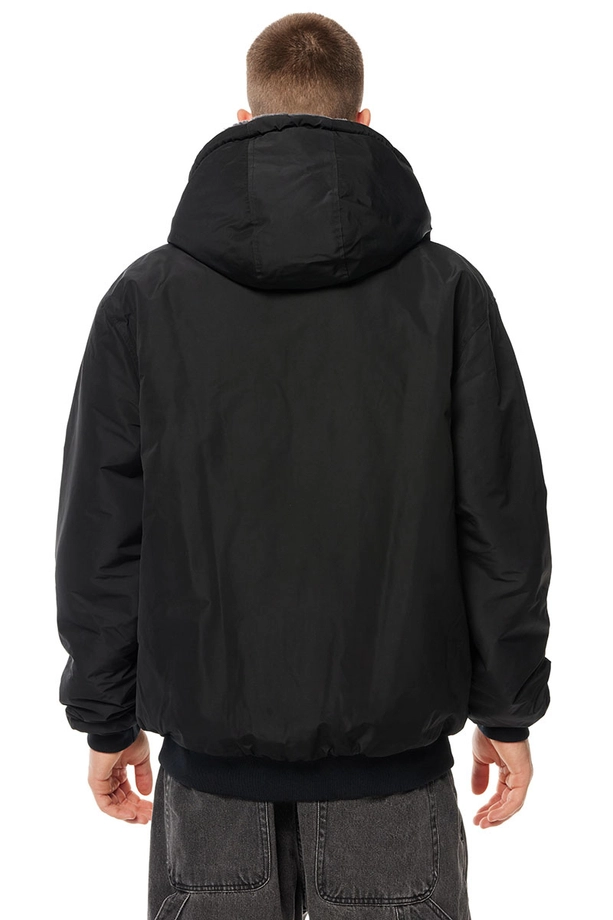 Kurtka zimowa dwustronna Mass Denim Result czarno/szara