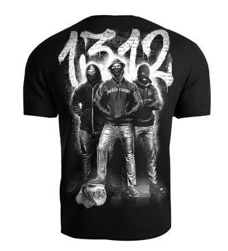 Koszulka męska T-shirt Public Enemy 1.3.1.2 black/white czarna