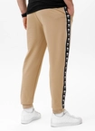 Spodnie męskie dresowe Pitbull Pit Bull Tape Nugget beżowe