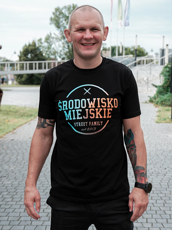 Koszulka męska t-shirt Środowisko Miejskie Theme 2.0 czarna