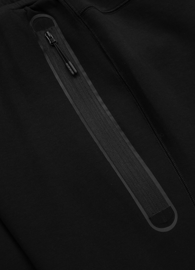 Spodenki szorty dresowe męskie Pitbull Dogwood Pocket czarne