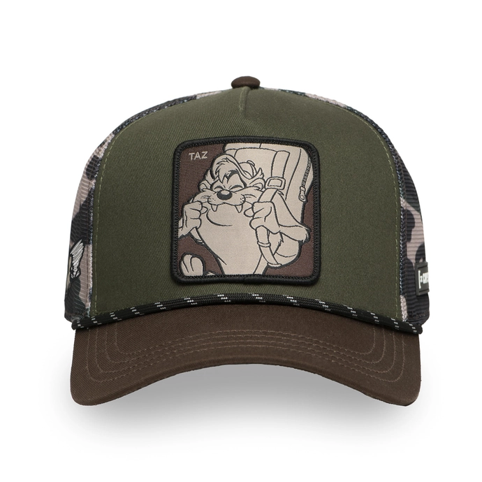 Czapka z daszkiem Capslab Looney Tunes Taz camo