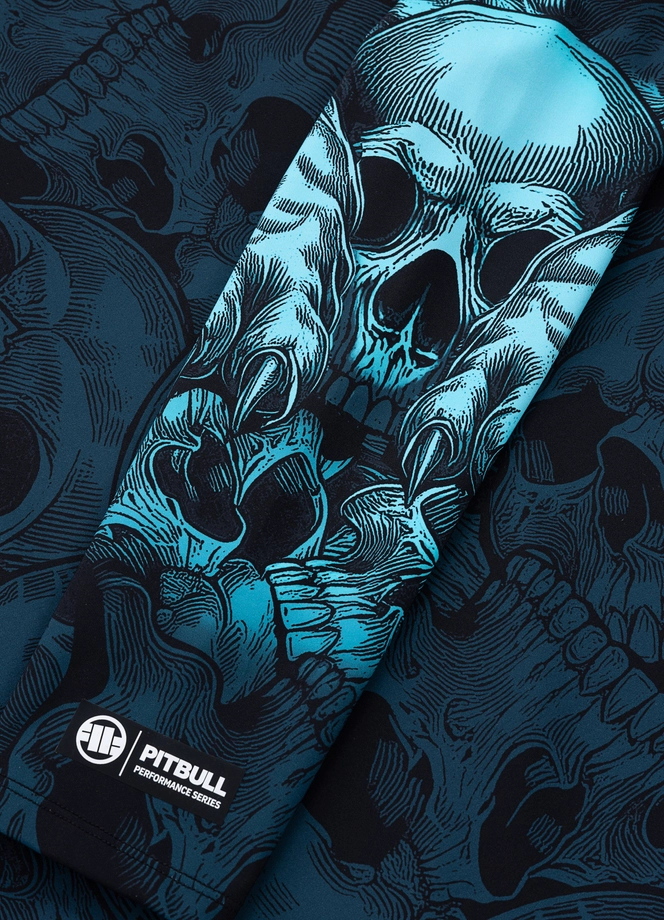 Koszulka męska rashguard Pitbull Longsleeve Guardian Angel czarna
