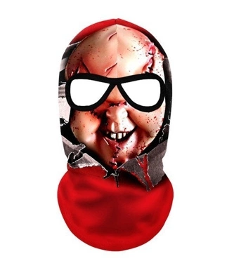 Kominiarka Octagon Baby Face czerwona