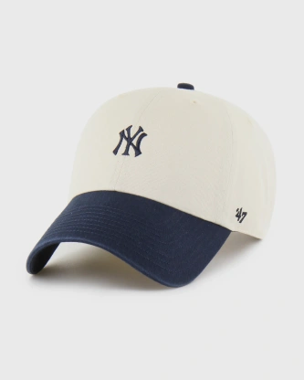Czapka z daszkiem 47 Brand New York Yankees Base Runner Clean Up kremowa granatowa