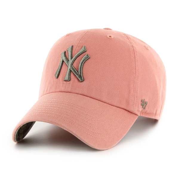 Czapka z daszkiem 47 Brand New York Yankees Sedona Pink Ballpark Camo Clean Up różowa