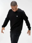 Bluza męska bez kaptura Jigga Wear Mini Logo czarna