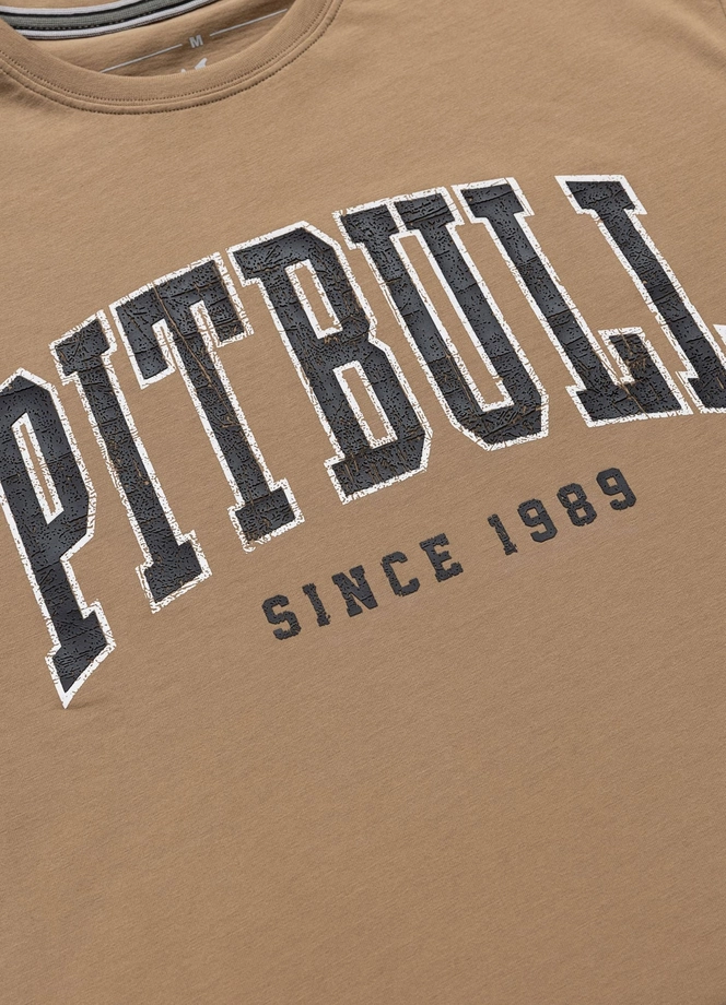Koszulka męska T-Shirt Pitbull West Coast Norton brązowa