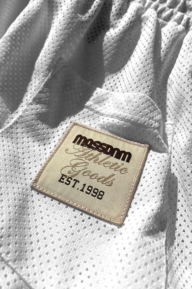 Spodenki męskie Szorty Mass Denim Draft Mesh Sport Shorts białe