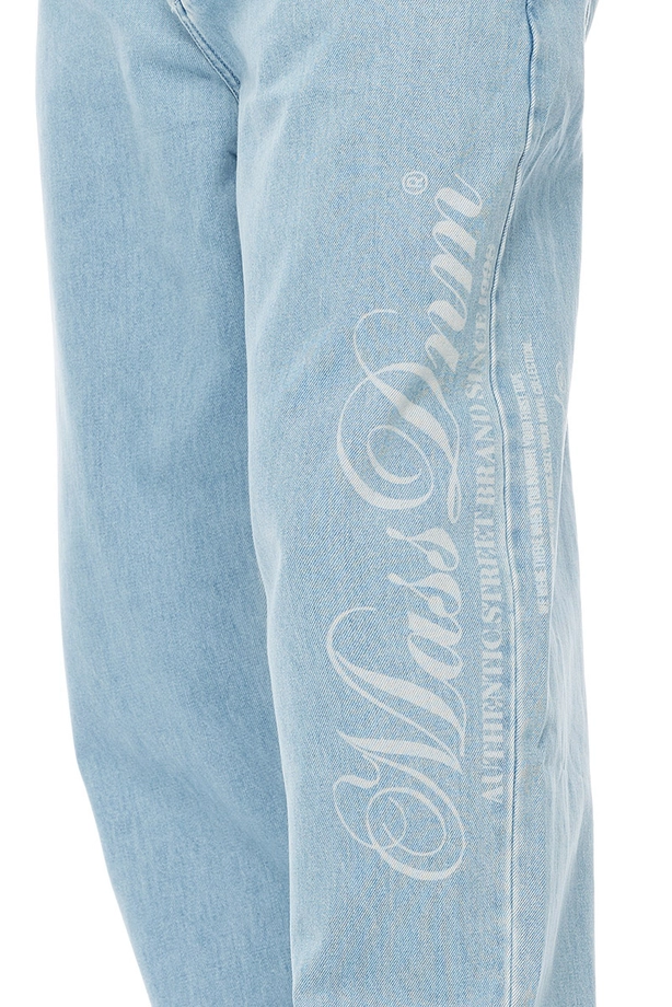 Spodnie męskie Jeans Extra Baggy Mass Denim Authentic jasno niebieskie