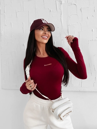 Body damskie Olavoga Noma bordowe