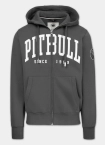 Bluza męska rozpinana z kapturem Pit Bull Norton grafitowa