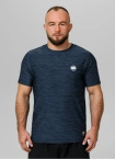 Koszulka męska T-shirt Pit Bull Performance Pro+ Casual Sport Small Logo granatowa