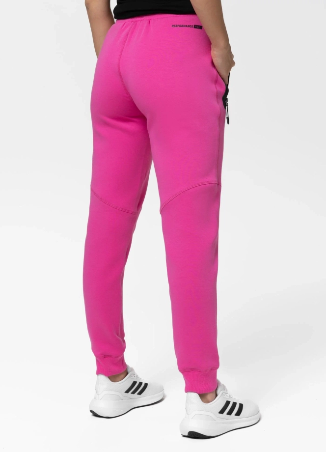 Spodnie dresowe damskie Pit Bull Explory różowe