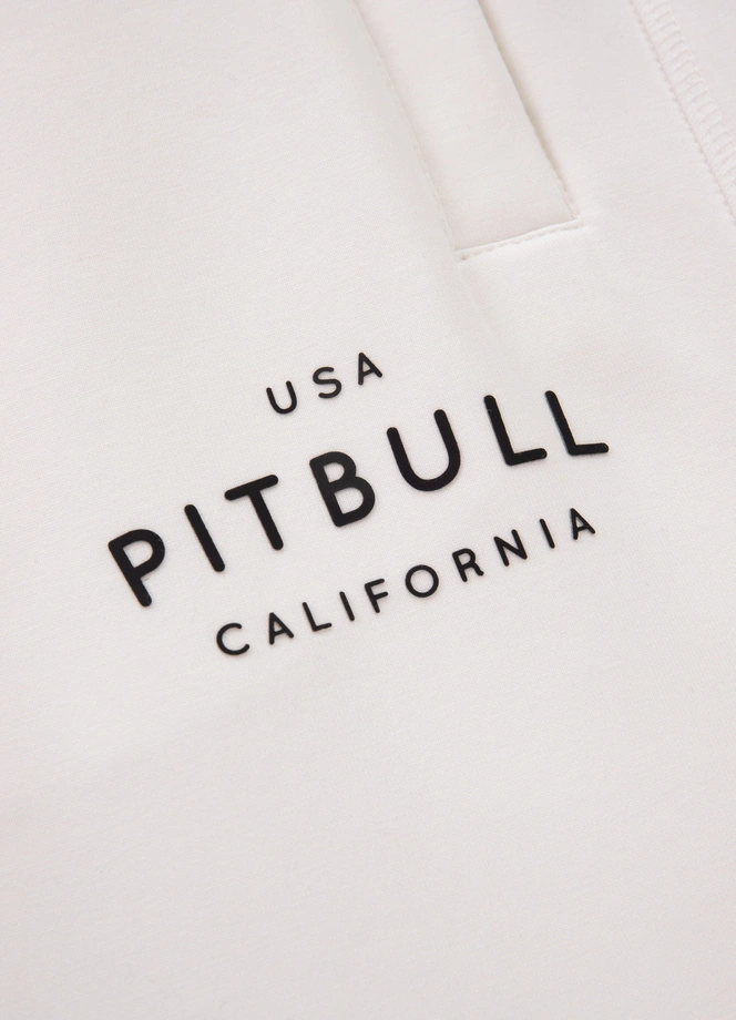 Spodnie męskie dresowe Pitbull Pit Bull Sampson białe