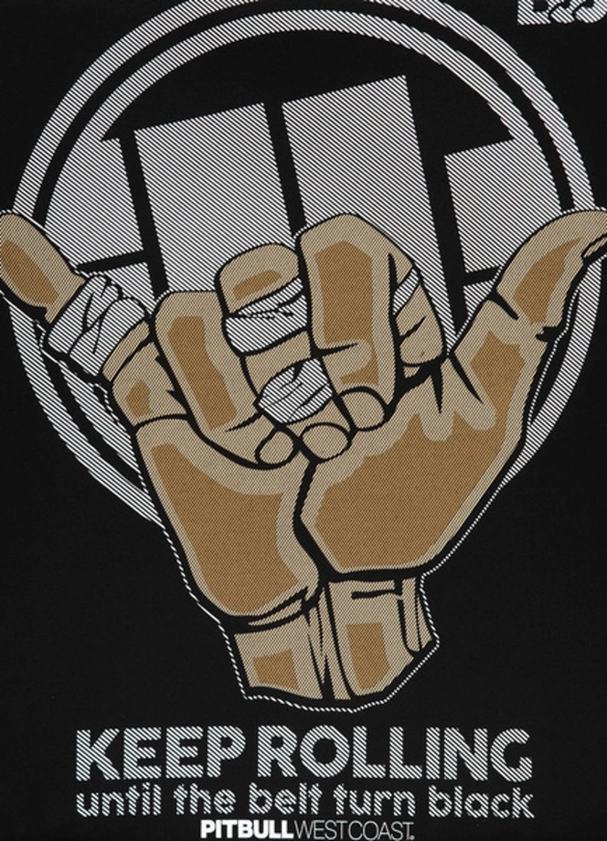 Bluza bez kaptura Pitbull Keep Rolling crewneck black