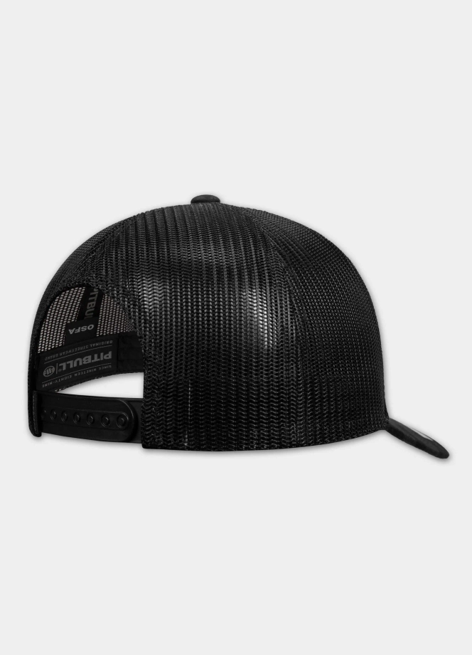 Czapka z daszkiem Snapback Trucker Pit Bull Harding czarna camo