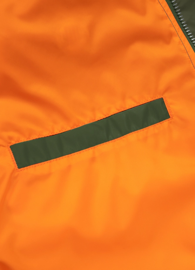 Kurtka męska przejściowa wiosenna Pit Bull MA 1 Logo Flight Jacket 2 bomber zielona