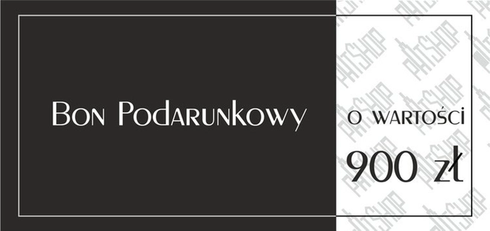 Karta Podarunkowa Bon Prezentowy 900 zł