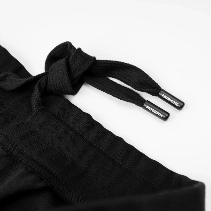 Spodnie dresowe męskie Patriotic Cls Mini App Welur czarne