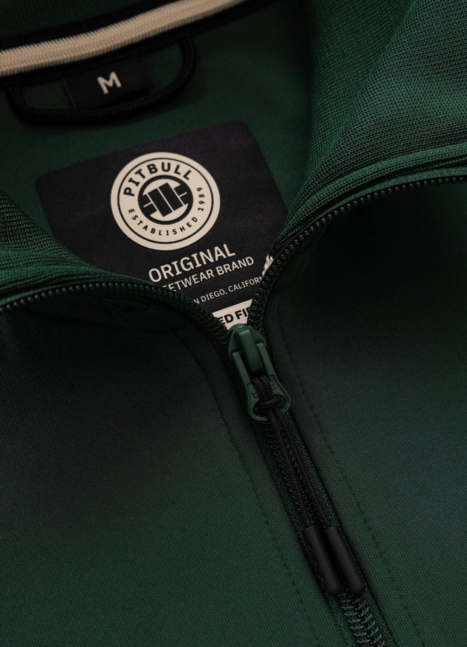 Bluza męska rozpinana Pitbull Pit Bull San Diego CA zielona