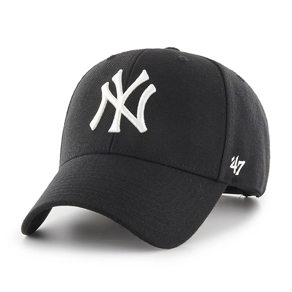Czapka z daszkiem 47 Brand New York Yankees Snapback MVP czarna biała