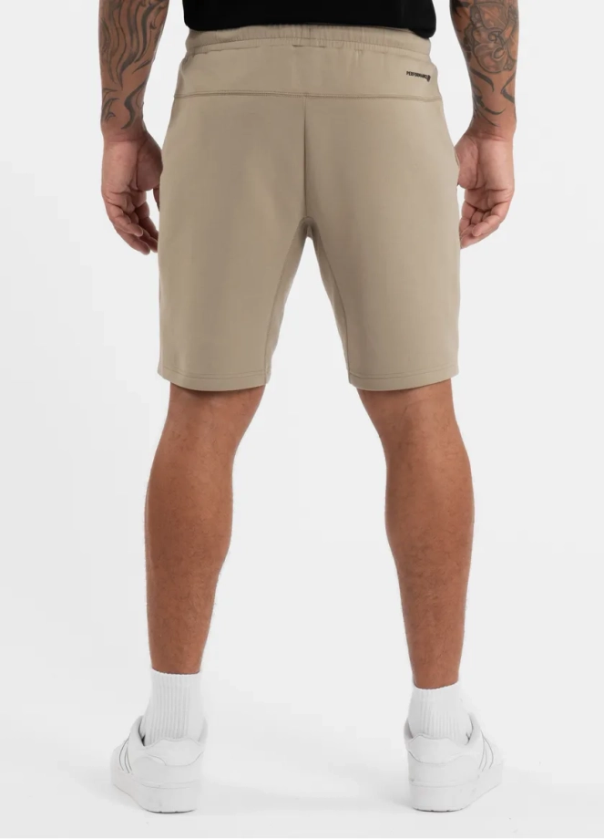 Spodenki szorty dresowe męskie Pitbull Dogwood Pocket beżowe