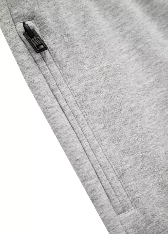 Spodnie dresowe męskie Pitbull Pit Bull West Coast Saturn szare