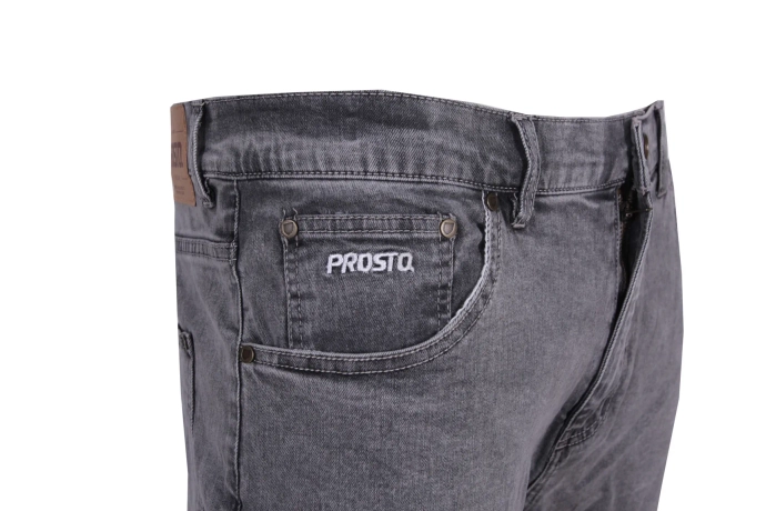 Spodnie męskie jeans Prosto Klasyk Baggy Oyeah szare
