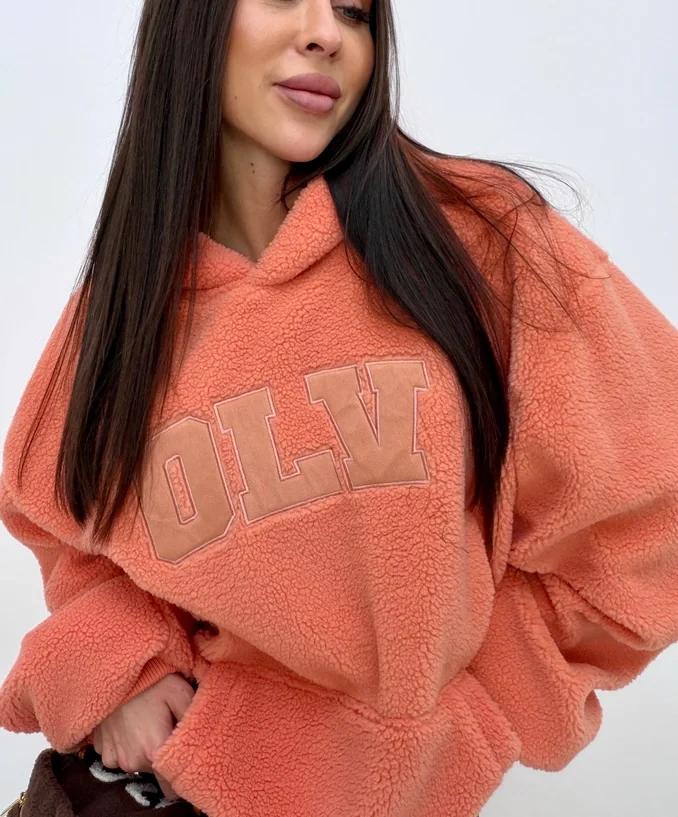 Bluza unisex Olavoga OROFIOU pomarańczowa