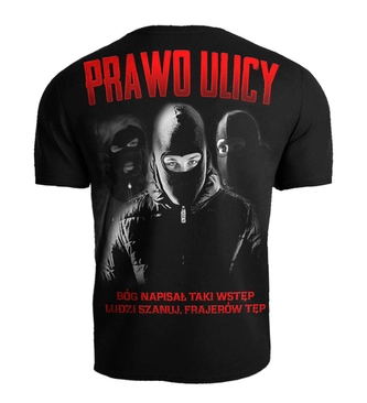 Koszulka męska T-shirt Public Enemy Prawo Ulicy czarna