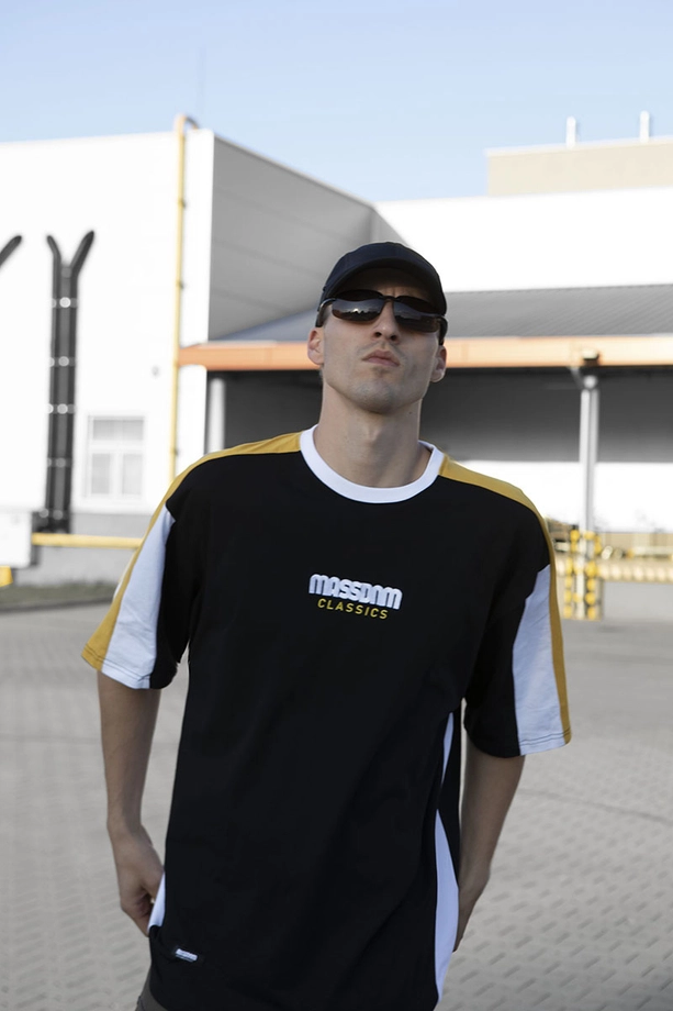 Koszulka męska t-shirt Mass Dnm Drift czarna