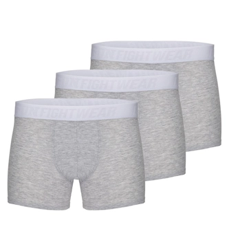 Bokserki męskie Octagon 3Pack grey melange