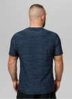 Koszulka męska T-shirt Pit Bull Performance Pro+ Casual Sport Small Logo granatowa
