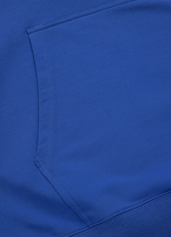 Bluza męska z kapturem Pitbull Pit Bull Tape Nugget niebieska