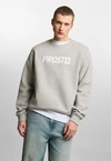 Bluza męska Prosto Old Logo crewneck szara