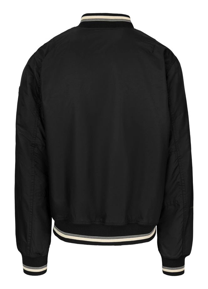 Kurtka męska przejściowa bejsbolówka Pit Bull Detroit czarna