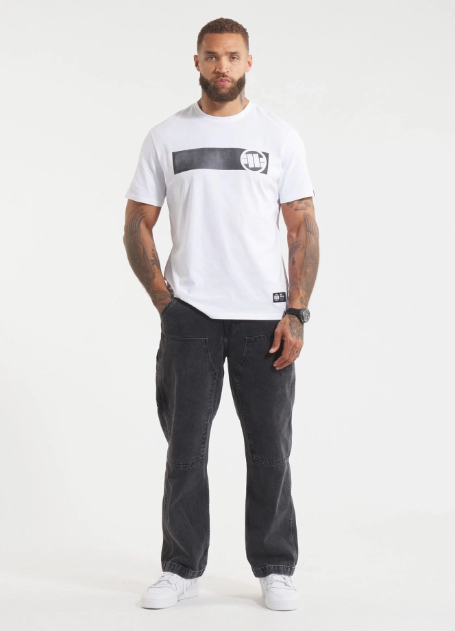 Koszulka męska T-Shirt Pitbull Casino biała