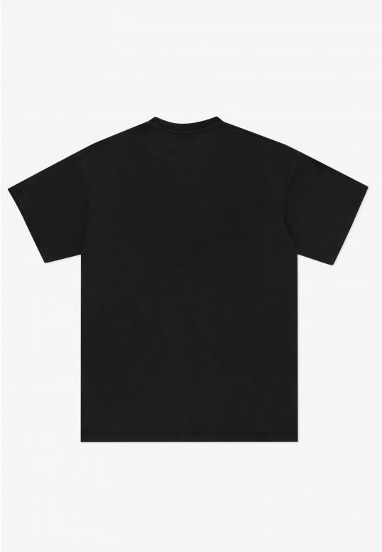 Koszulka męska t-shirt oversize Prosto Urbgym sprany czarny