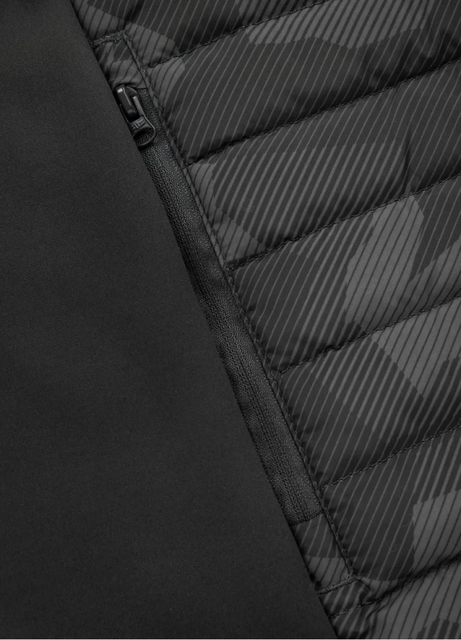 Bezrękawnik męski Kamizelka z kapturem Pit Bull Dillard czarny camo