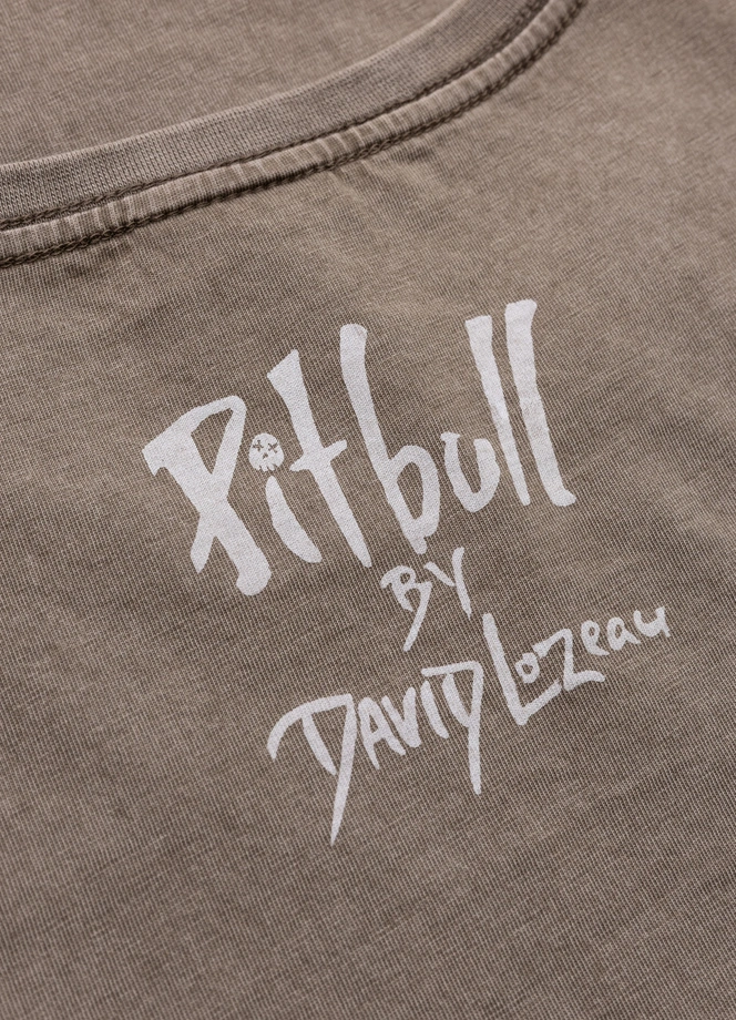 Koszulka damska T-shirt Pit Bull CruisinAndBoozin brązowy