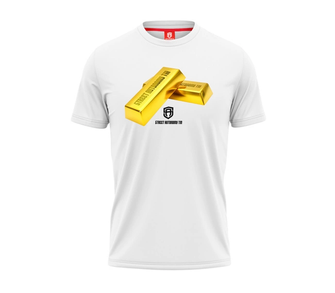 Koszulka t-shirt Street Autonomy Gold Bar white