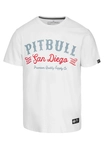 Koszulka męska T-Shirt Pit Bull Pitbull Strenght & Respect biała
