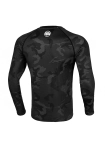 Koszulka męska rashguard Pit Bull Pitbull Longsleeve Net Camo Hilltop II 24 czarna