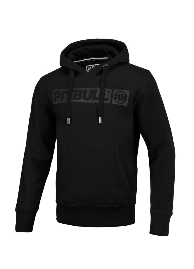 Bluza męska z kapturem Pitbull Pit Bull Hilltop 24 hooded czarna