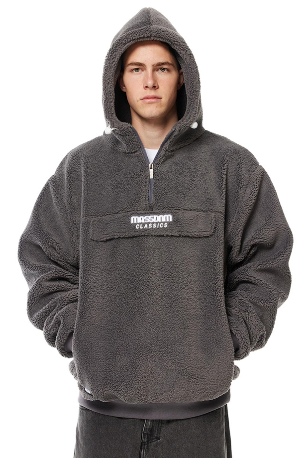 Kurtka przejściowa polarowa Mass Denim Frontside 2.0 szara