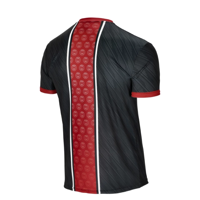 Koszulka męska T-shirt Dudek P56 Grass Football czarno/czerwona