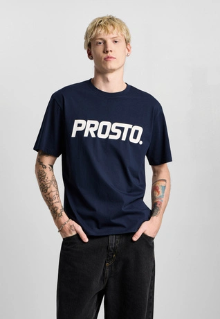 Koszulka męska t-shirt Prosto Biglog granatowa