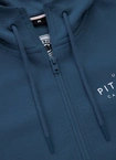 Bluza męska rozpinana z kapturem Pit Bull Sampson 25 ZIP ciemno niebieska